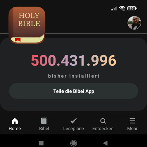 Zur Bibel App