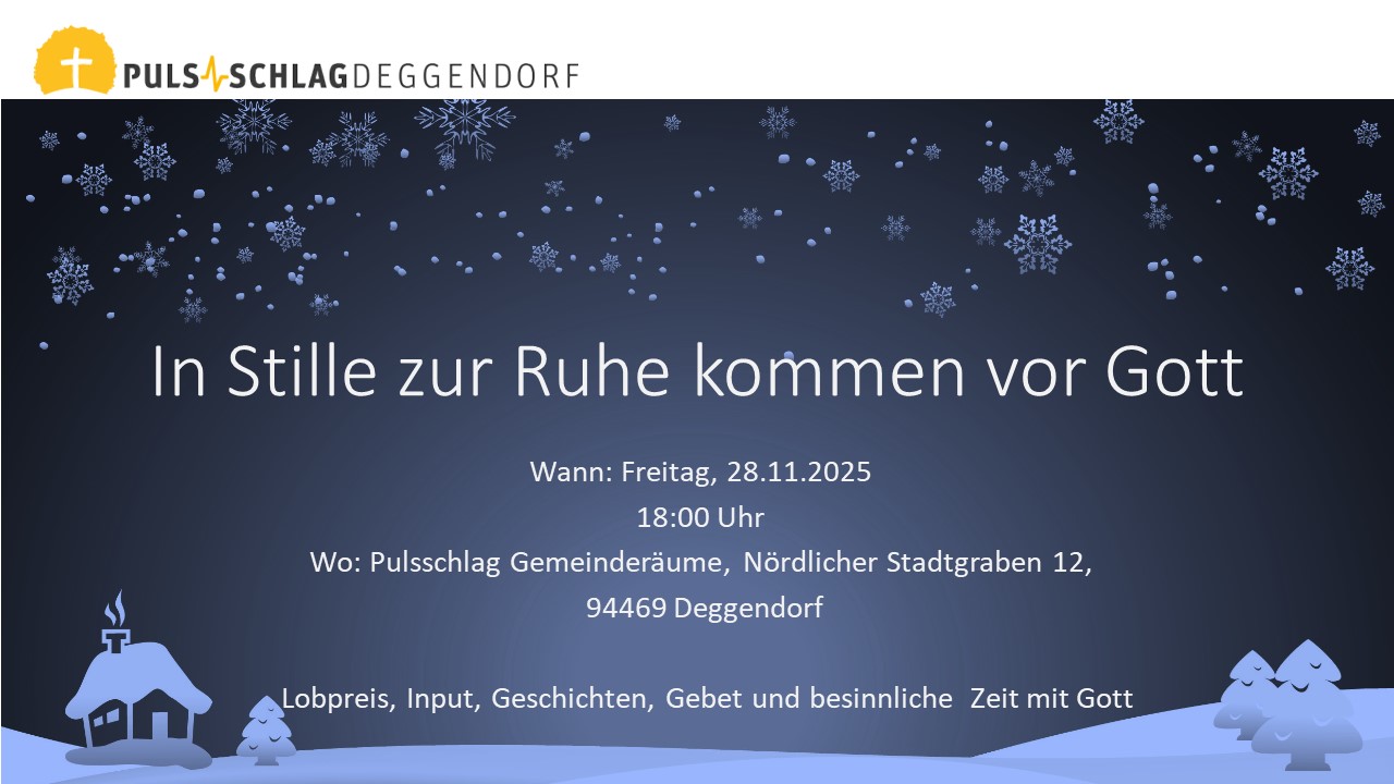 Advent in Ruhe